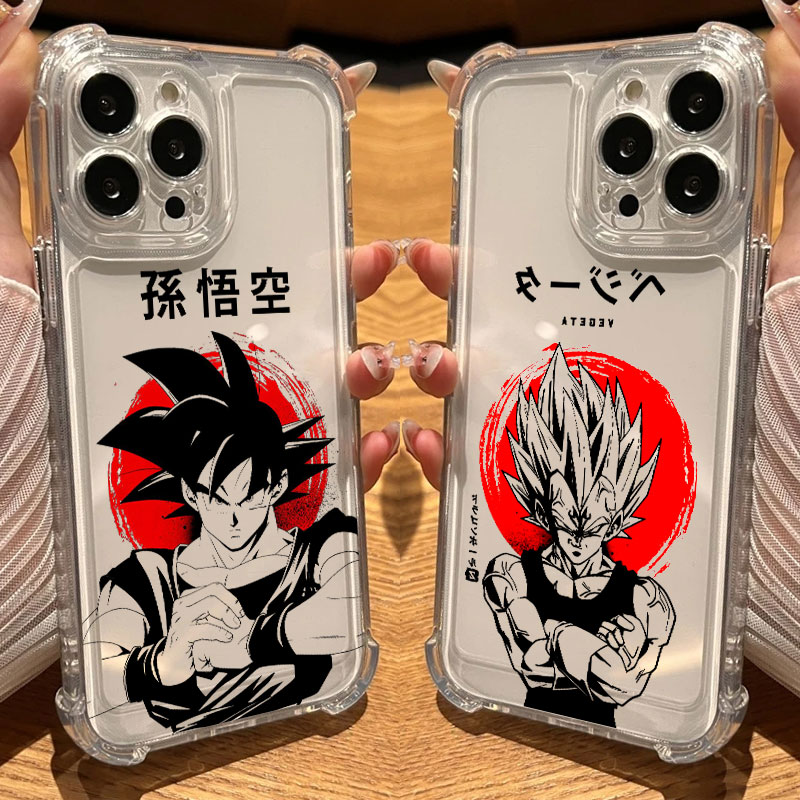 Led Flash Case - Cool GokuS Vegetas Anti-Fall Airabag Phone
