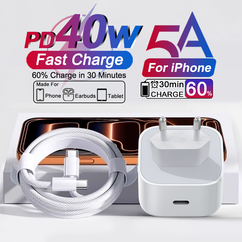 Phone Accessories Online - PD 40W Fast Charger For iPhone