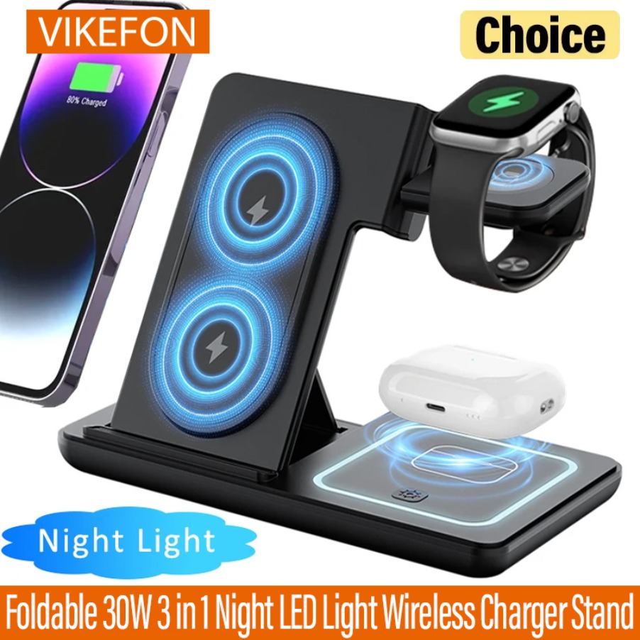 Phone Cooling Fan - 3 in 1 Foldable Night LED