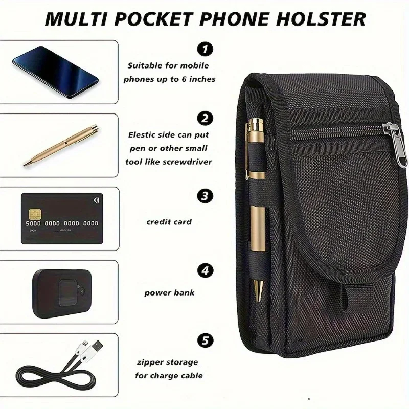 6.3 Inch Multi-Functional Mobi - огляд і ціна Phone Accessories Pouch