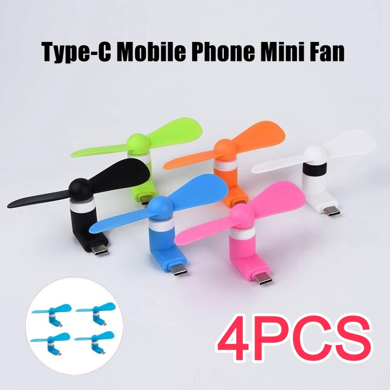 4/2/1Pcs Type-C Mini Portable  - огляд і ціна Phone Cooling Fan