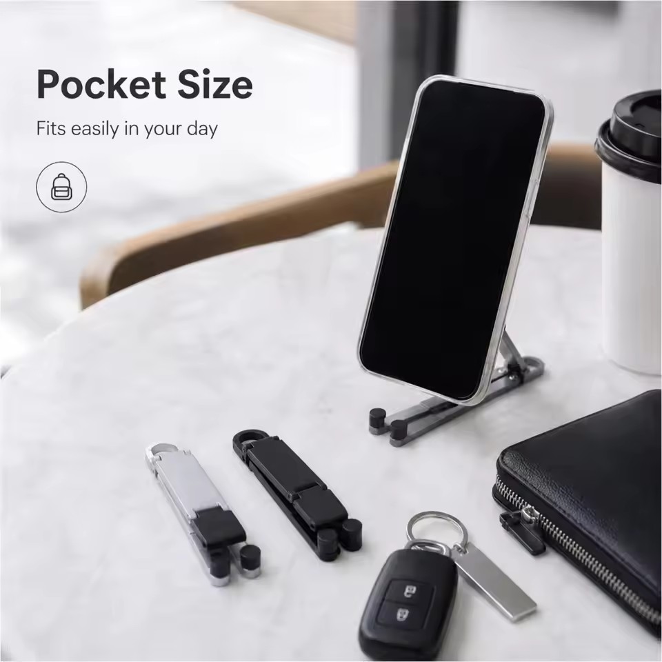 Foldable Keychain Phone Stand  - огляд і ціна Phone Accessories Keychain