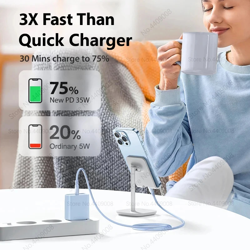 Original 35W Fast Charger Type - огляд і ціна Phone Accessories Online