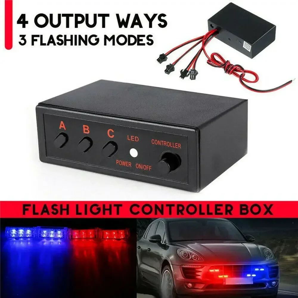 4 Ways LED Strobe Flash Light  - огляд і ціна Led Flash Case