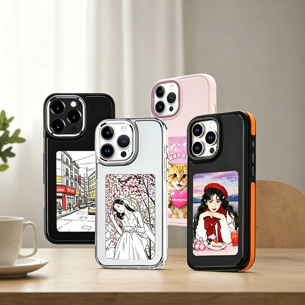 DIY E-Ink Screen Phone Case NF - огляд і ціна Phone Accessories Pouch