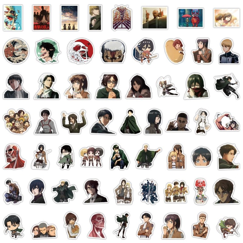60Pcs Attack on Titan Anime St - огляд і ціна Phone Accessories Pouch