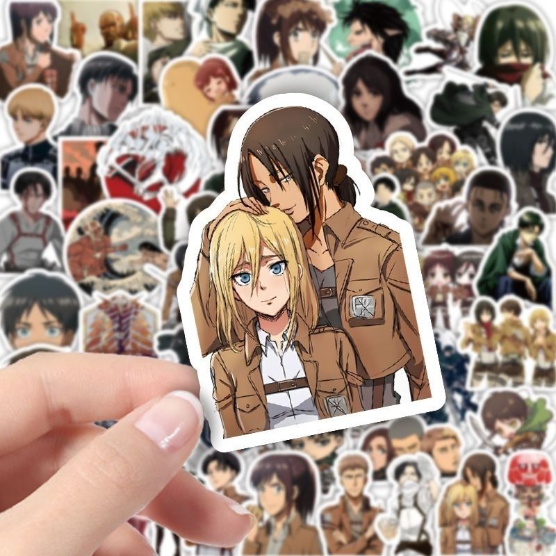 60Pcs Attack on Titan Anime St - огляд і ціна Phone Accessories Pouch