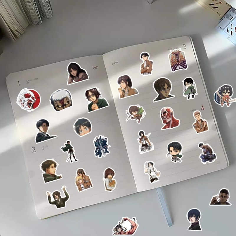 60Pcs Attack on Titan Anime St - огляд і ціна Phone Accessories Pouch