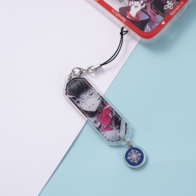 8pcs Anime Keychain Genshin Im - огляд і ціна Phone Accessories Keychain