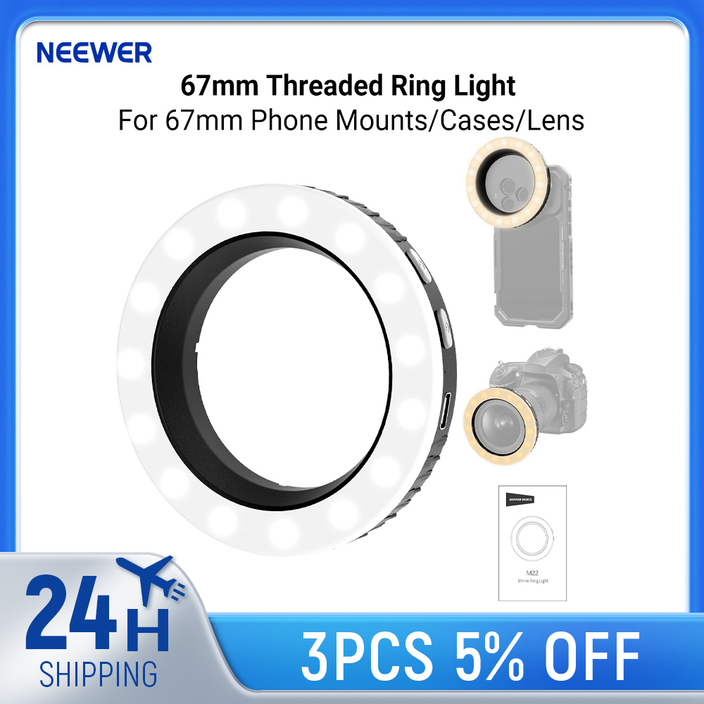 NEEWER Basics 67mm Threaded Ri - огляд і ціна Led Flash Case
