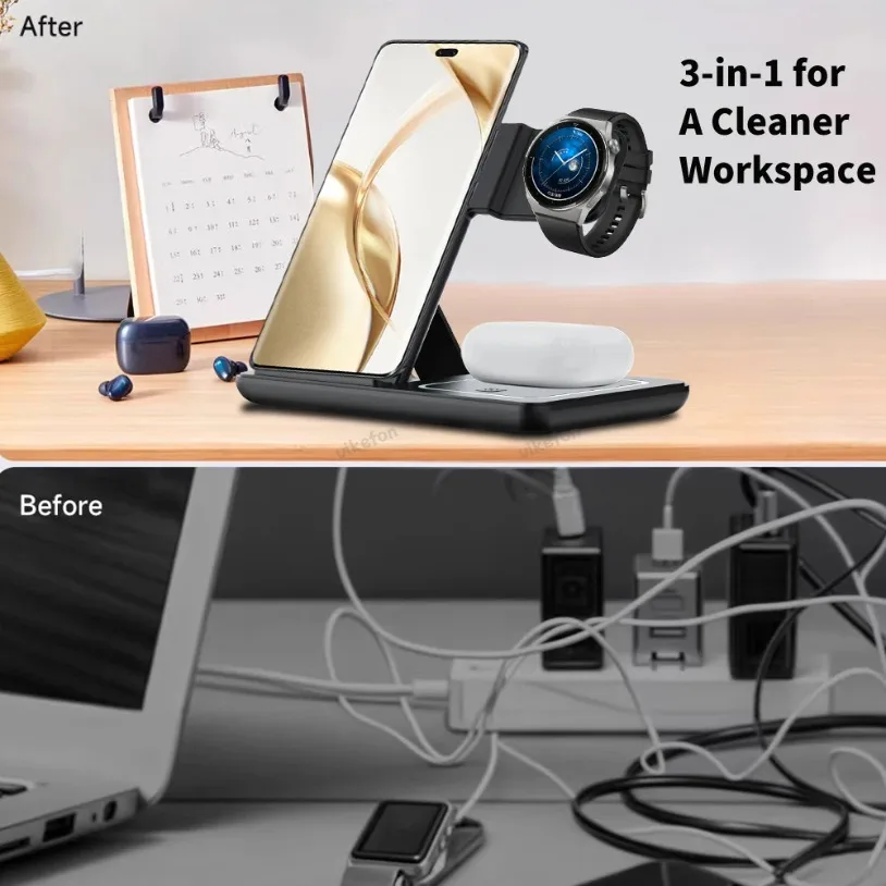3 in 1 Foldable Wireless Charg - огляд і ціна Phone Cooling Fan