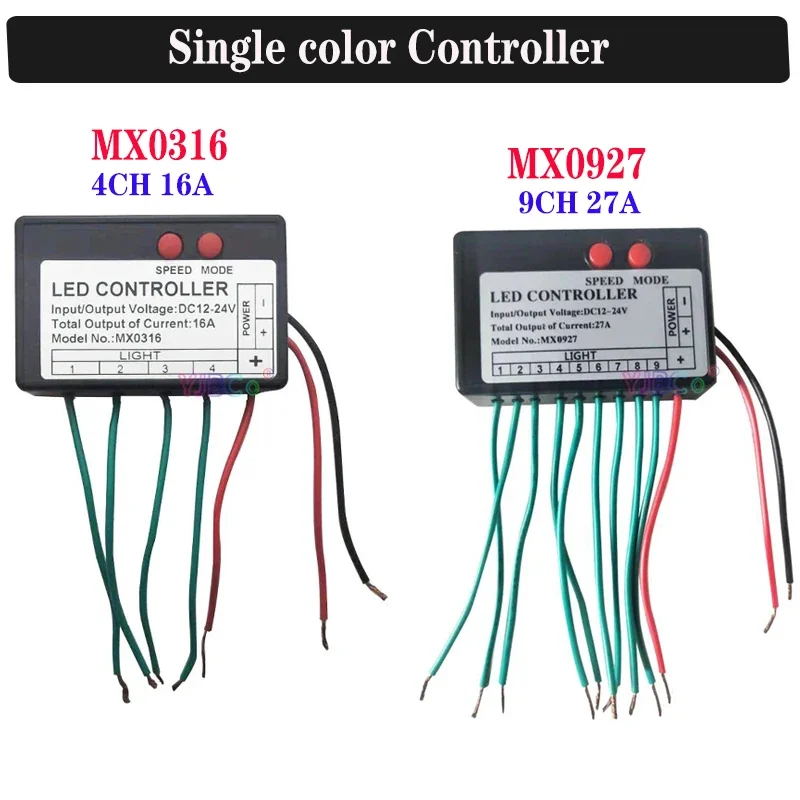 4CH/9CH Single Color LED Strip - огляд і ціна Led Flash Case