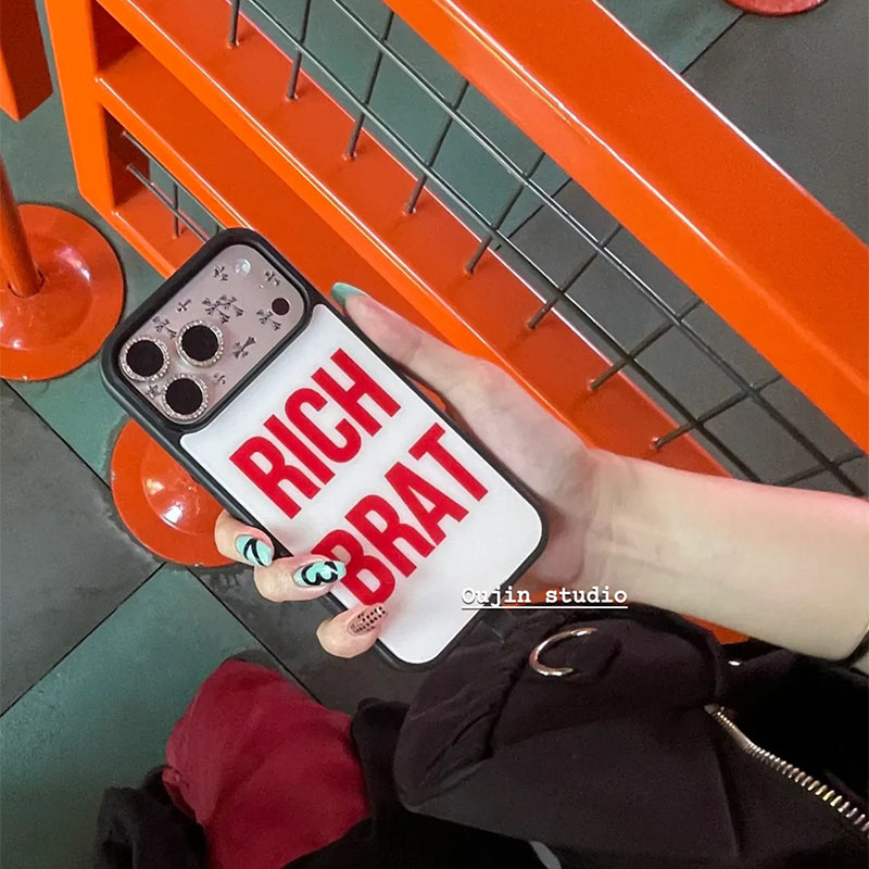 Korean Ins Fashion Cool Red Le - огляд і ціна Phone Accessories Red