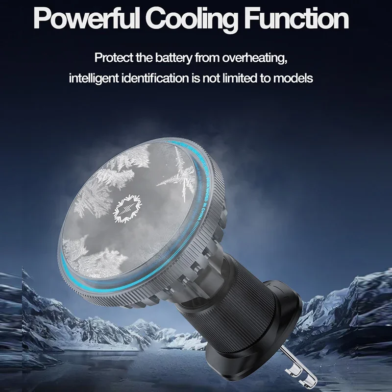 Ice Cooling Magnetic Car Wirel - огляд і ціна Phone Cooling Fan