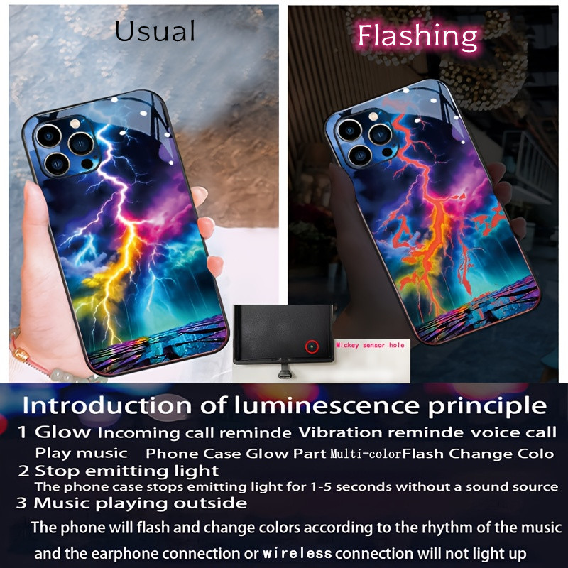 Scenery Rainbow LED Phone Case - огляд і ціна Led Flash Case