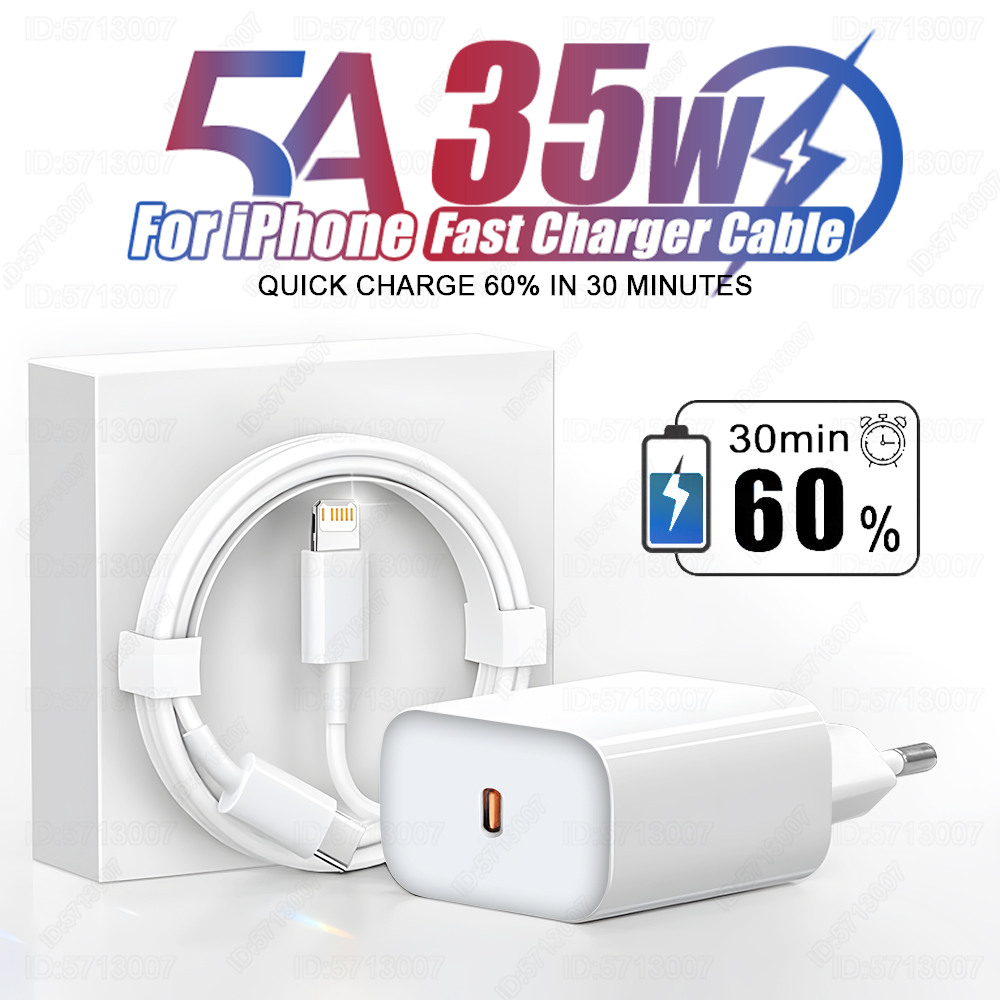 35W For iPhone Charger USB Typ - огляд і ціна Phone Accessories Online